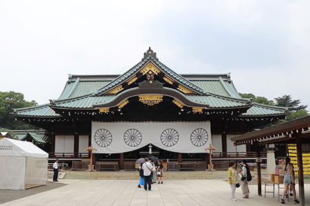 合同慰霊祭当日朝の靖國神社